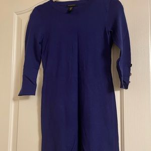 Beautiful purple Banana Republic Merino Wool dress